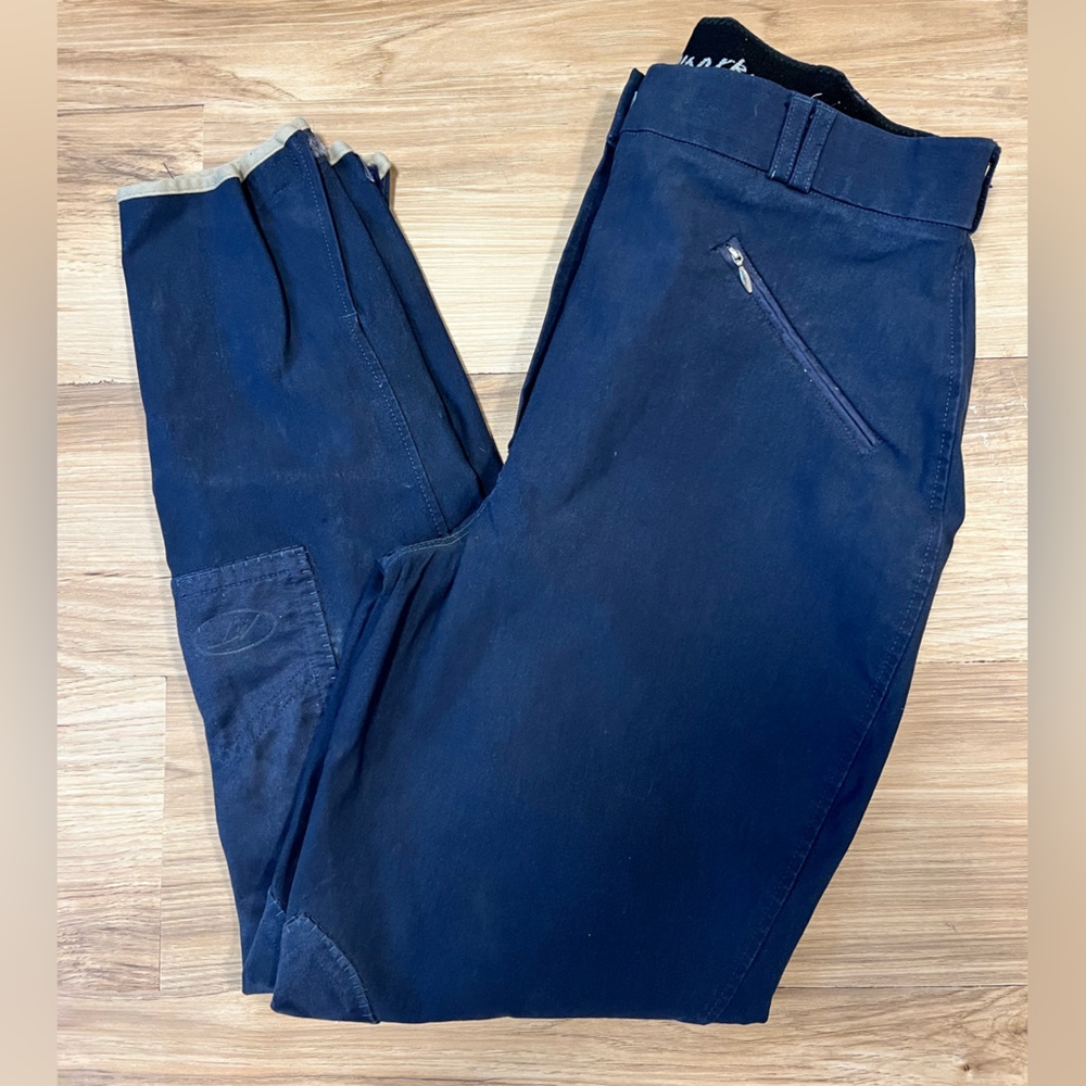 Mark Todd Schooling Breeches Size 28 in Navy